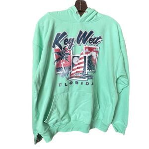 Key West size L  Florida puffy print U.S.Apparel hoodie.